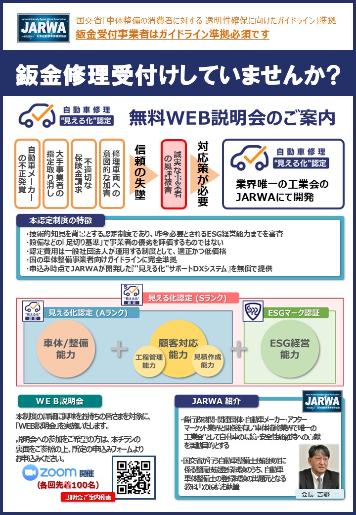 見える化認定制度WEB説明会